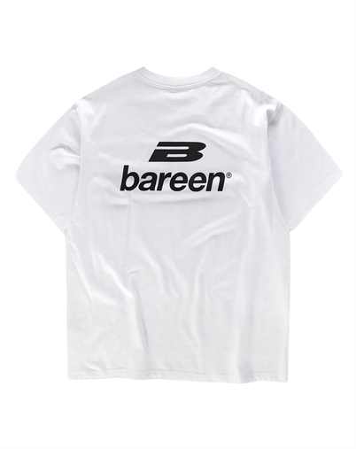 Bareen - Logo Box Fit T-shirt - White
